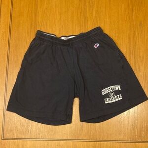 Champion Navy Blue Georgetown University Men's Athletic Shorts - size M